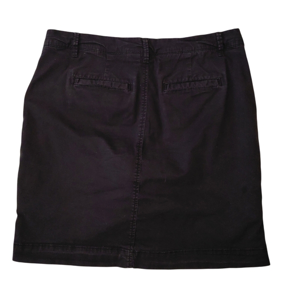 Denver Hayes Dark Pencil Skirt with Zipper Details - Picture 4 of 6